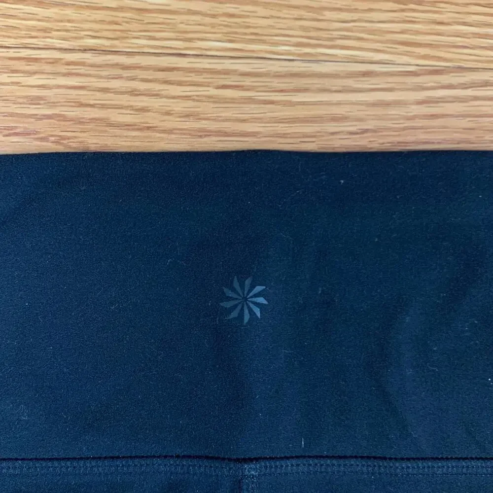 Athleta Black Crop Leggings Sz S - Picture 3 of 6